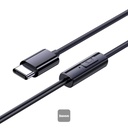 Baseus Encok CZ11 Type-C سماعة رأس سلكية، سماعة داخل الأذن USB-C مع ميكروفون - أسود