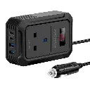 promate Multi-Port DC to AC Power Inverter with 200W AC Socket 