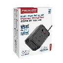 promate Multi-Port DC to AC Power Inverter with 200W AC Socket 