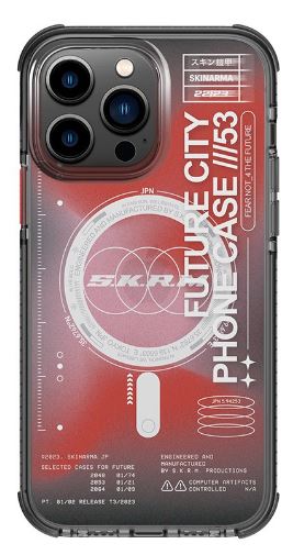 SkinArma iPhone 14 Pro Shorai With Mag - Charger - Red