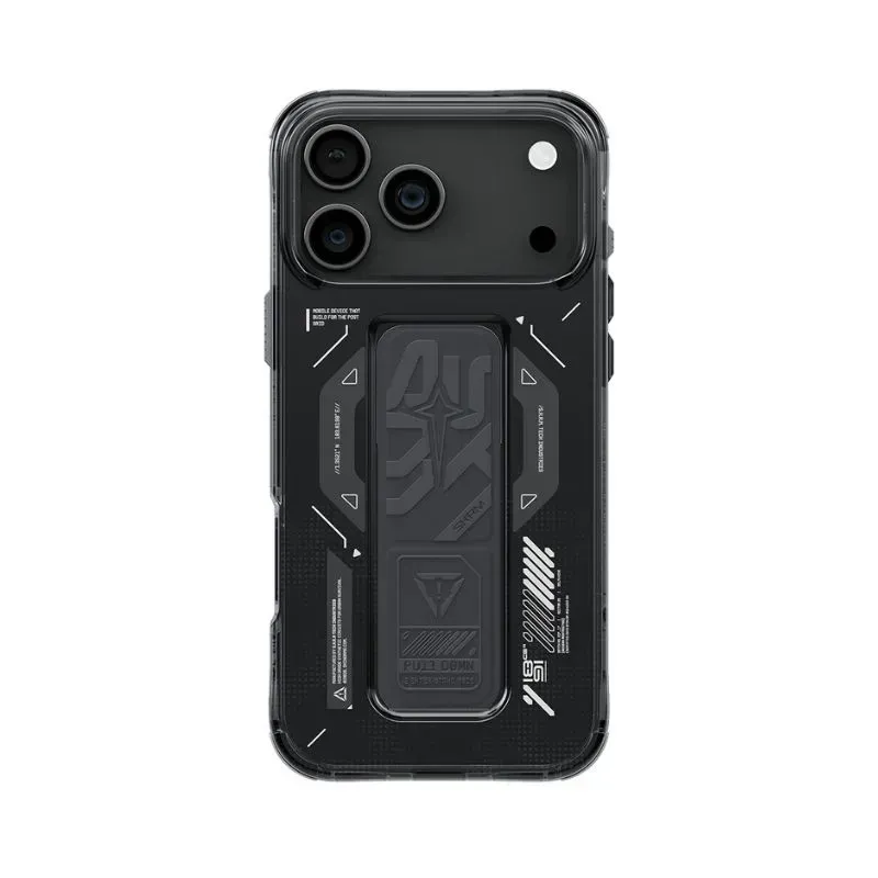 SkinArma HELIO MagSafe Case With Grip Stand for iPhone 17 PRO- Graphit