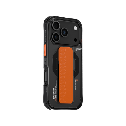 SkinArma Haxa MagSafe Case With Grip Stand for iPhone 17 Pro Max - Graphite 