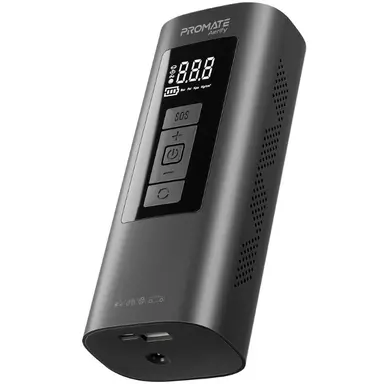 PROMATE-150PSI Portable Air Compressor with Power Bank-BLACK