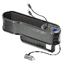  promate 65W Multi-Functional Car Organizer and Charging Station black