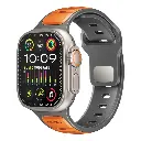 Promate Durable Two-Toned Silicone Sporty Watch Band Orange