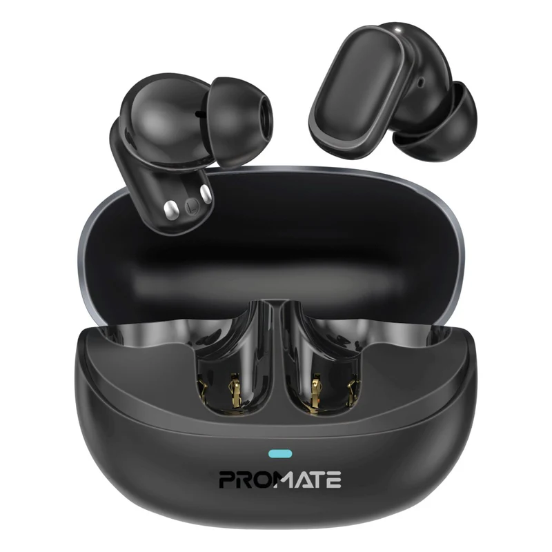 Promate High-Definition TWS Earbuds with Intellitouch Black