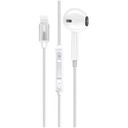 Promate MonoPod-LT Wired Mono Earphone with Lightning Connector white
