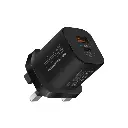 Promate 33W Power Delivery GaNFast Charging Adapter black