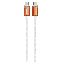 Powerology Zinco Series 60W USB-C Cable - Orange