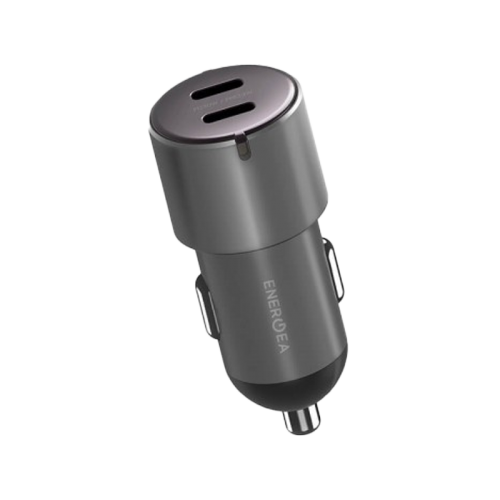 اينيرجييا - شاحن سيارة بمنفذ يو اس بي سي بقوة 30 واط ومنفذ المنيوم بقوة 66 واط - رمادي