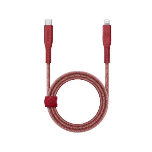 Energea Flow 480mbps USB-C To Lightning Cable 1.5M - Red