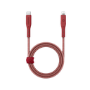 Energea Flow 480mbps USB-C To Lightning Cable 1.5M - Red