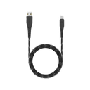 Energea Nyloflex USB-A To USB-C 480Mbps Cable 1.5M - Black