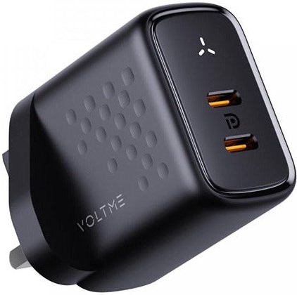 VOLTME REVO 35 DUO LITE WALL CHARGER (35W) BLACK