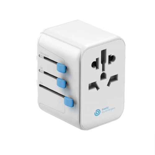 Bazic Gotravel 3-Port USB-C and 2-Port USB-A 28W Travel Adapter - White