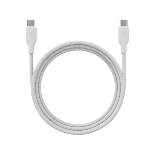 Bazic GoCharge Weave USB-C to USB-C 480Mbps 60W Cable 1.5M - White
