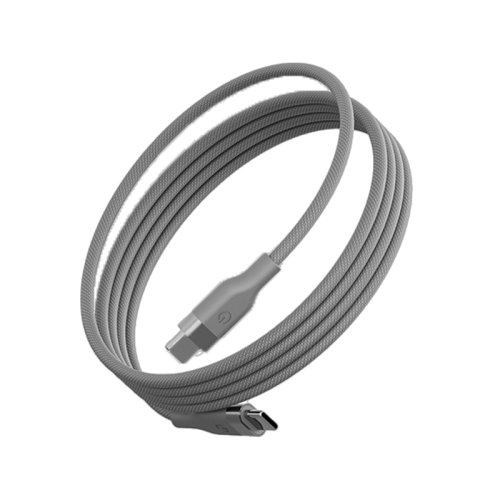 Energea Helix USB-C To USB-C Magnetic Cable 480Mbps 100W 1.5M - Natural