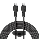 Baseus Pudding Series Fast Charging Cable With High-Speed Data Transmission Type-C to Type-C 100W 5A 1.2M - Black