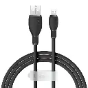 Baseus Pudding Series Fast Charging Cable With High-Speed Data Transmission USB-A to Lightning 12W 2.4A 1.2M - Black