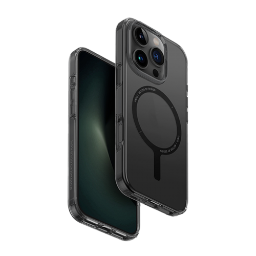 Uniq Hybrid Clario MagSafe Case for iPhone 16 Pro Max – Smoke