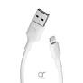 Voltme Powerlink EDC Series USB A to Lightning Cable - 12W Fast Charging, 2.4A, 1.2M - White