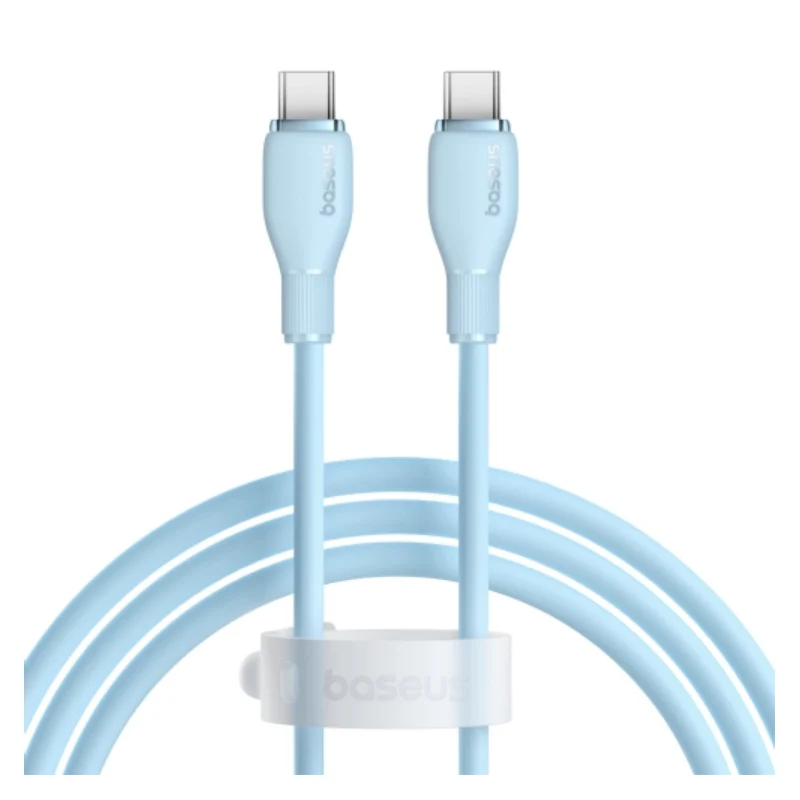 Baseus Pudding Series Fast Charging Cable Type-C to Type-C 100W 1.2m Galaxy Blue