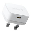 Baseus Palm 20W PD Type-C Fast Charging Wall Charger - Ultra Fast USB-C Charger  - White