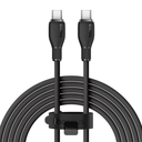 Pudding Series Fast Charging Cable With High-Speed Data Transmission Type-C to Type-C 100W 5A 2M - Black
