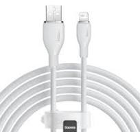 BASEUS PUNDDING SERIES FAST CHARGING CABEL TYPE-C TO IP 2.4A 1.2M STELLR WHITE