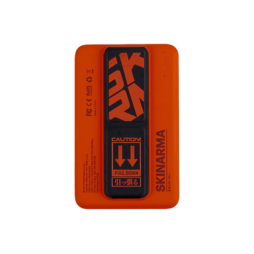 سكين ارما سبونك - باور بانك 20 واط بي دي لاسلكي بقوة 5000 مللي امبير - برتقالي