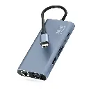 باوا موزع USB-C متعدد الوظائف يدعم 10 وظائف مع HDTV + VGA 