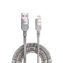 PAWA Levin Braided Cable USB-A to Lightning 3.1A -1.2M GREY TITANUM