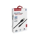 Promate Super-Flexible USB-A to USB-C Cable • 2A Standard Charging