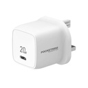 باوا شاحن سفر صغير الحجم ، بمنفذ USB-C، بقوة 20 واط 